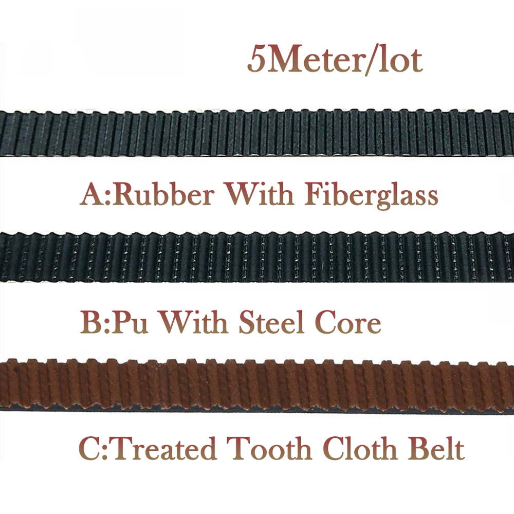 5M 2GT Open Timing Belt 6mm PU - Gt2 Belt recension och pris