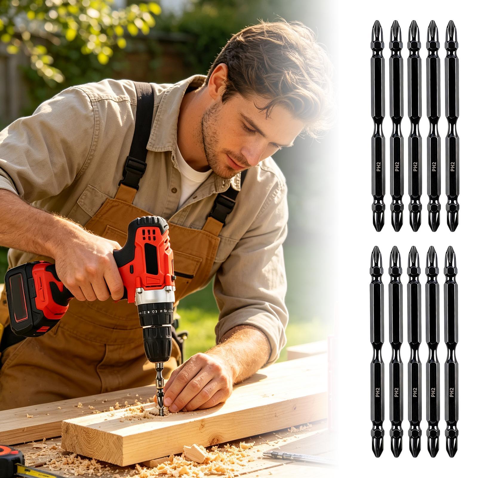 Magnetic Drill Bits Double-End - End Mill Set recension och pris