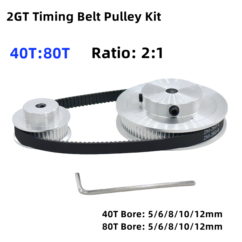 2GT 2M 80Teeth 40T GT2 40Teeth - Gt2 Belt recension och pris