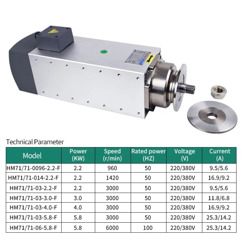 Machine tool high-speed spindl - Spindle Motor recension och pris