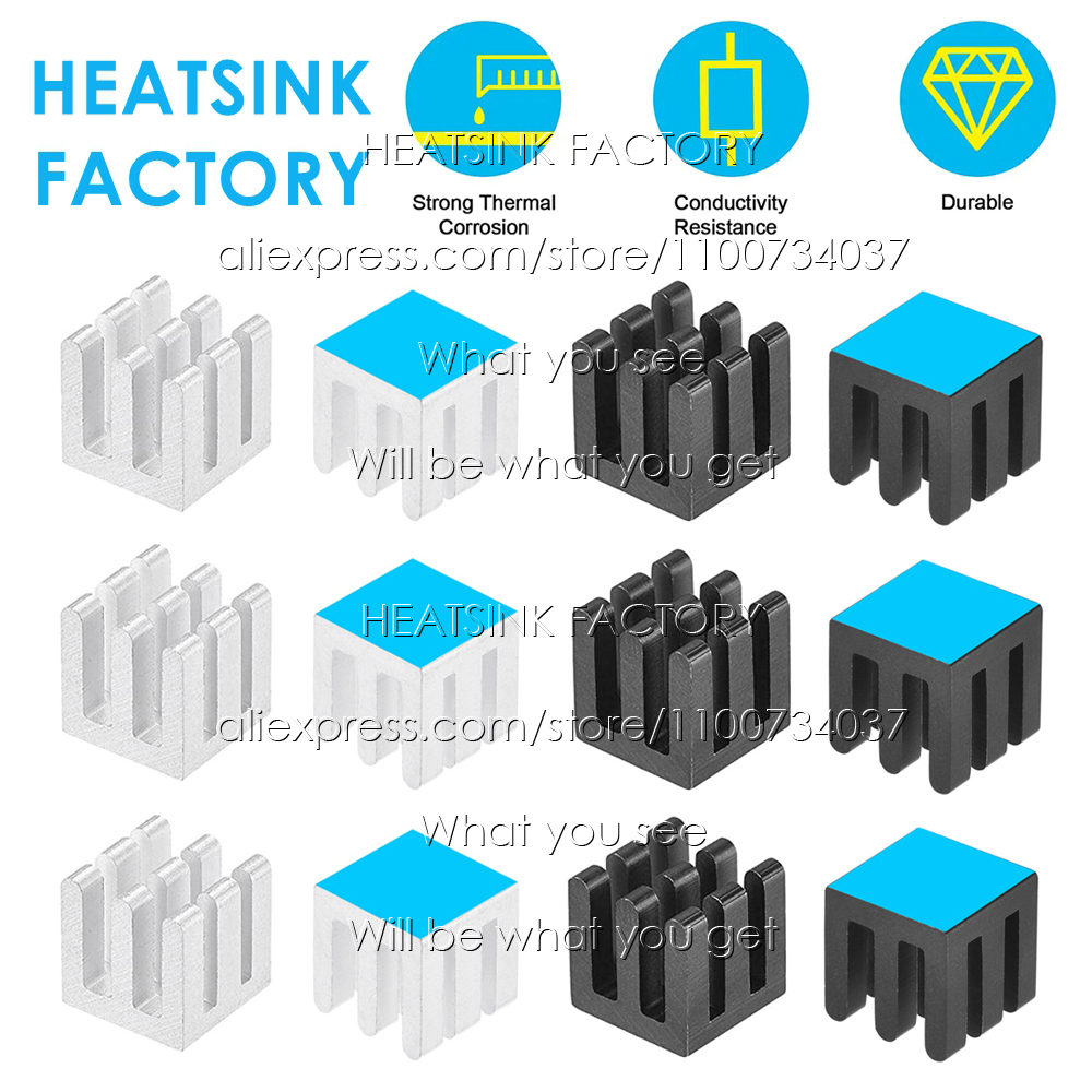 10x10x10mm Aluminum Heatsink C - Aluminium Extrusion recension och pris