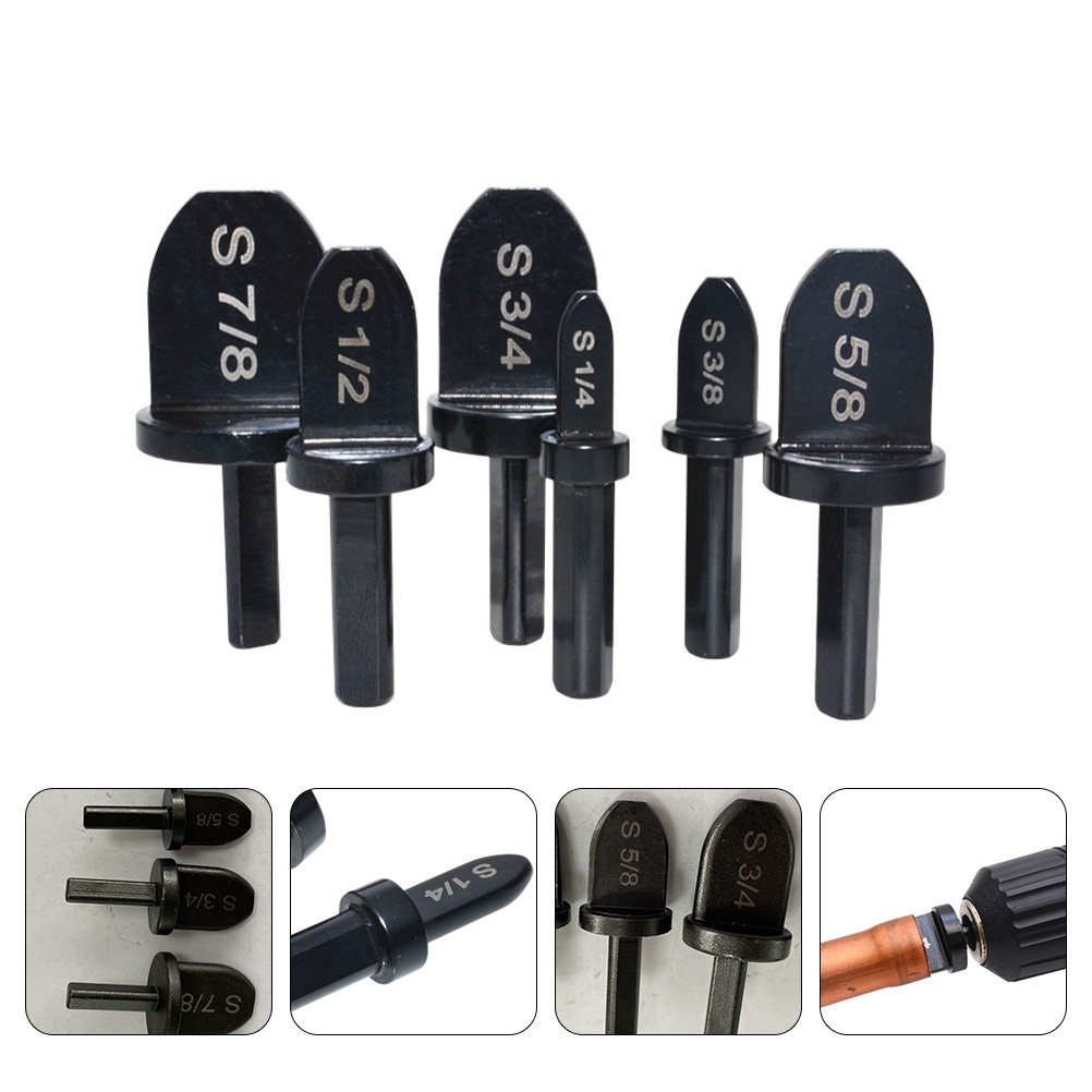 6Pcs Copper Pipe Swaging Drill - Drill Bit Set recension och pris