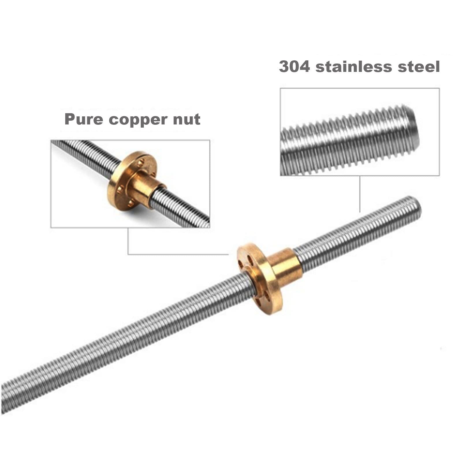 T10 Lead Screw 304 Stainless S - Lead Screw 8Mm recension och pris