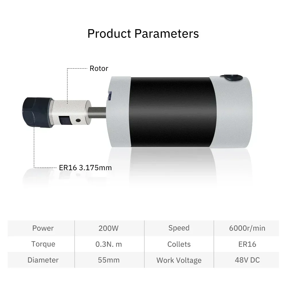 BLDC Brushless Spindle Motor 4 - Water Cooled Spindle recension och pris