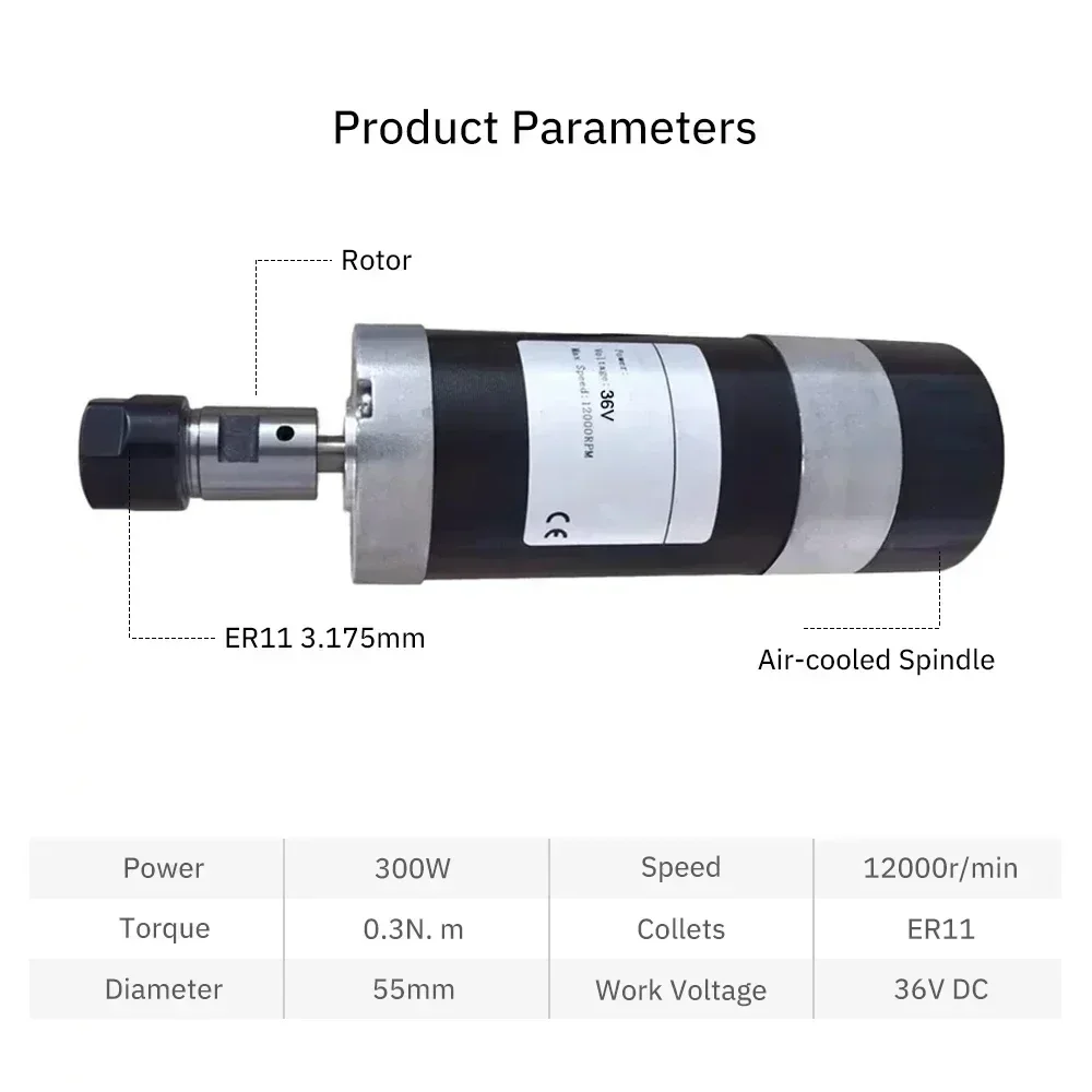 BLDC Brushless Spindle Motor 4 - Water Cooled Spindle recension och pris
