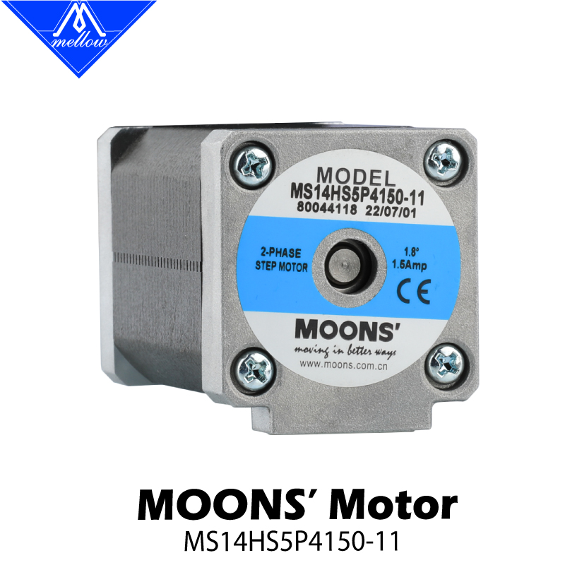 Mellow MOONS XY Shaft Nema 14  - Nema 17 Stepper recension och pris