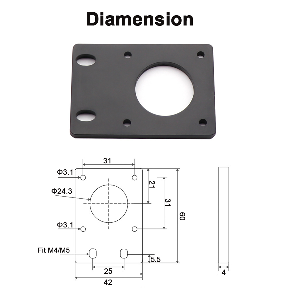 NEMA 17 Stepper Motor Bracket, - Nema 17 Stepper recension och pris