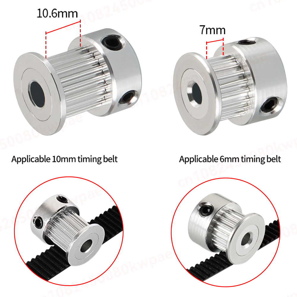 1/5/10pcs GT2 20Teeth 16 Teeth - Lead Screw 8Mm recension och pris