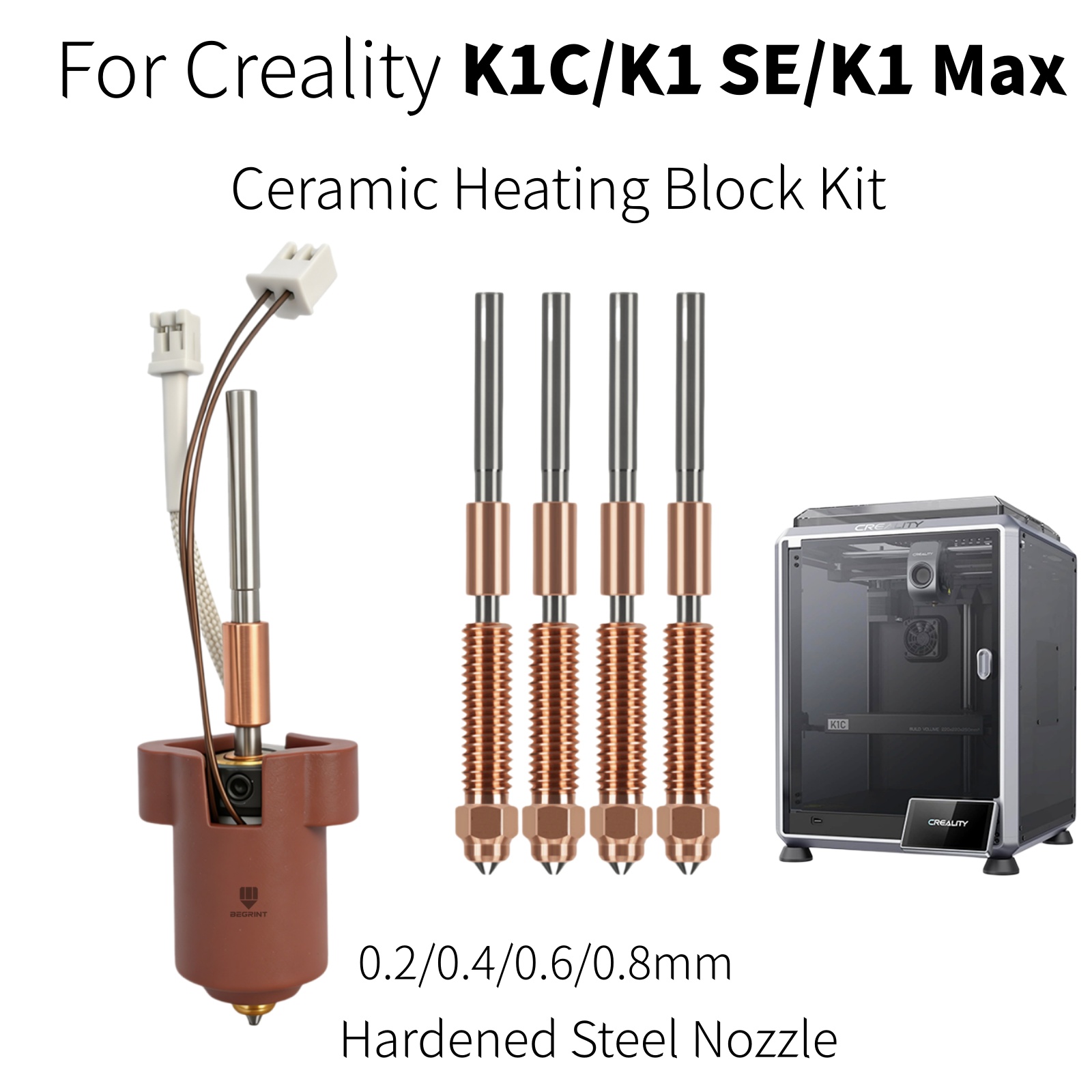 For Creality K1C K1 MAX Hotend - Aluminium Profile 2020 recension och pris
