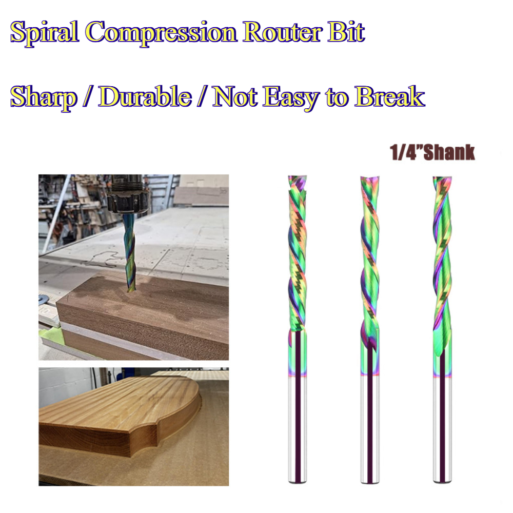 Spiral Compression Router Bit  - Carbide End Mill recension och pris