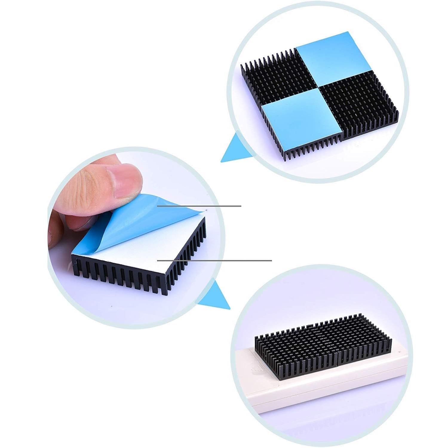 1/2/3/4pcs Heatsink Aluminum C - Nema 17 Stepper recension och pris